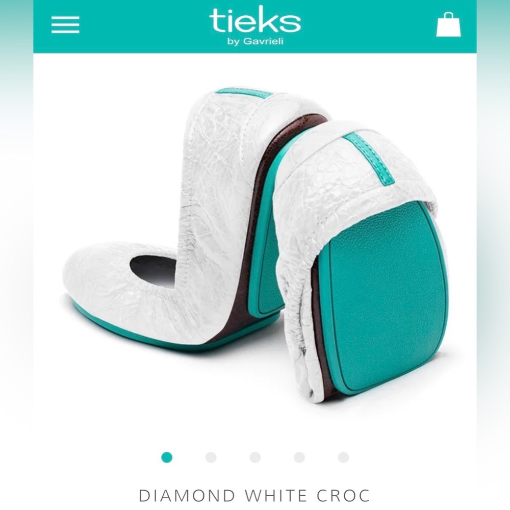 Tieks wedding ballet flats - diamond croc